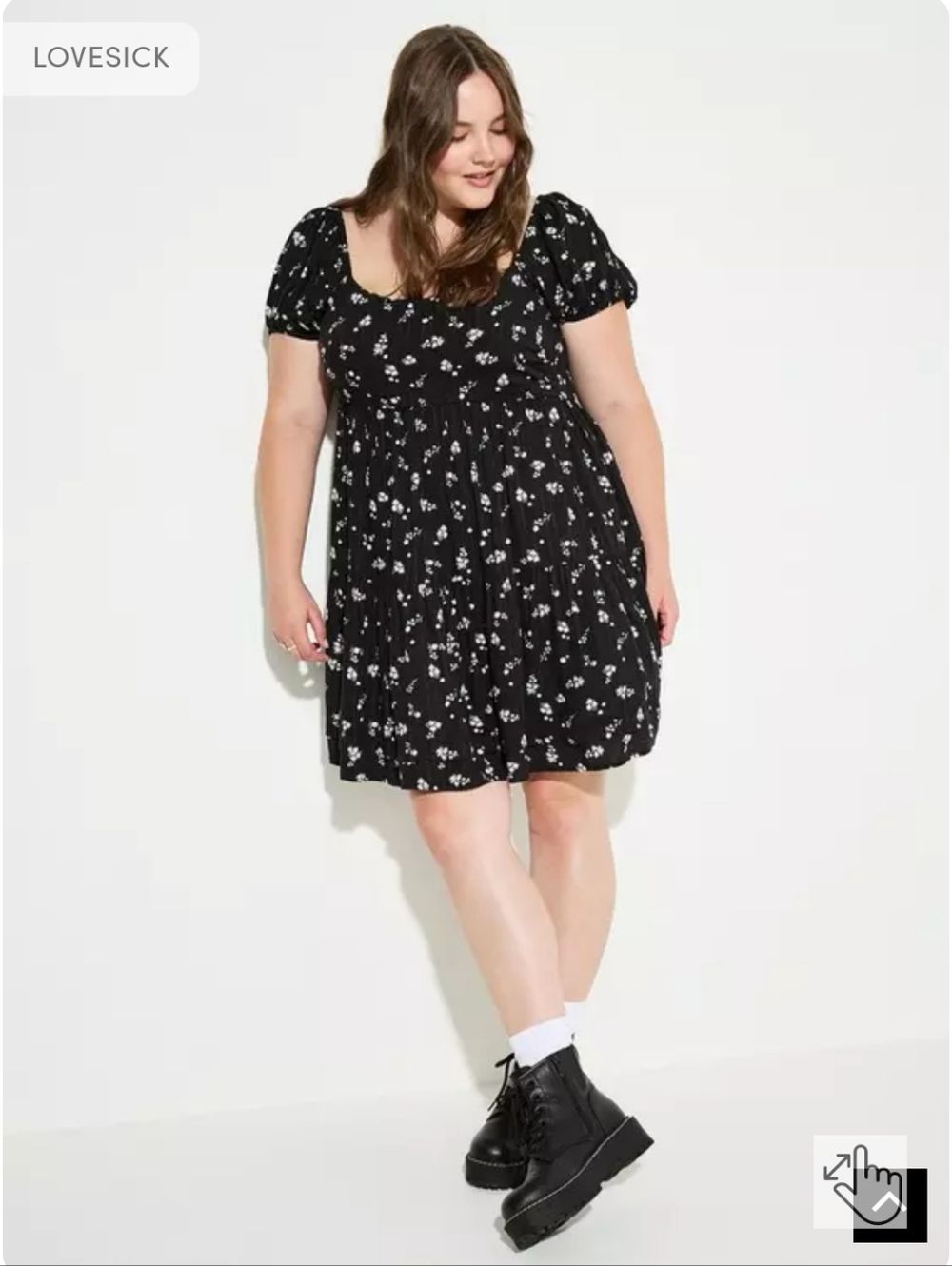 NWT LoveSick Tiered Mini Dress